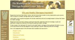 Desktop Screenshot of dc.healthymarriage.org