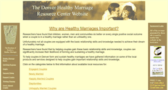 Desktop Screenshot of den.healthymarriage.org